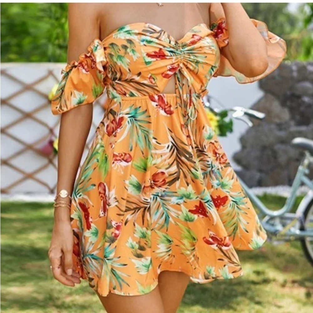 Area Stars Taylor Off the Shoulder Mini Dress NWT